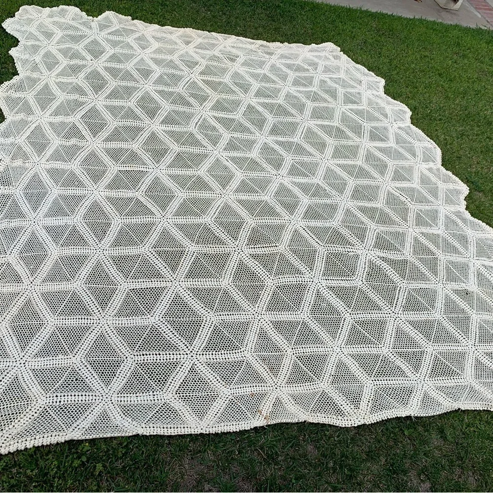Crochet bedspread
